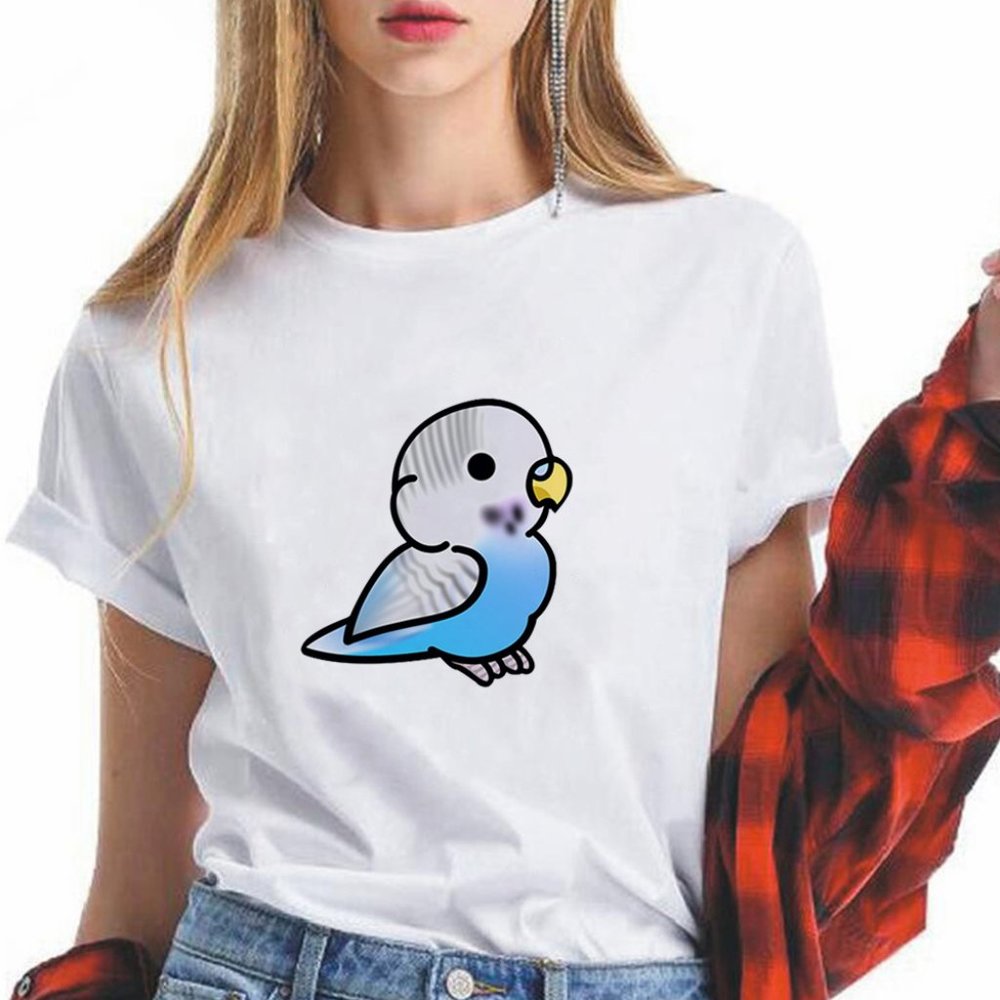2021 Summer White Grey Watercolor Parrot Birds Pri
